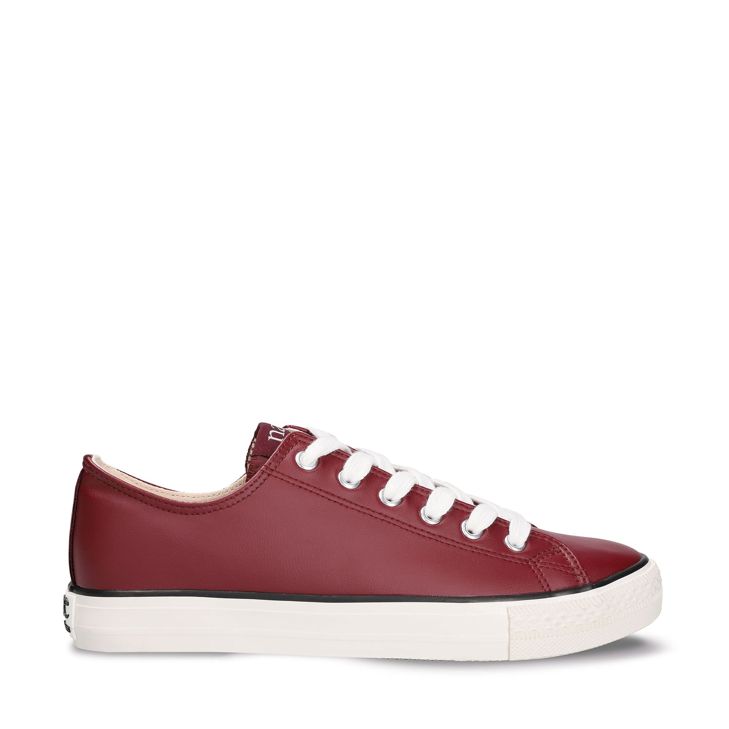 Clove Red Vegan Sneakers Low-Top Lace-Up