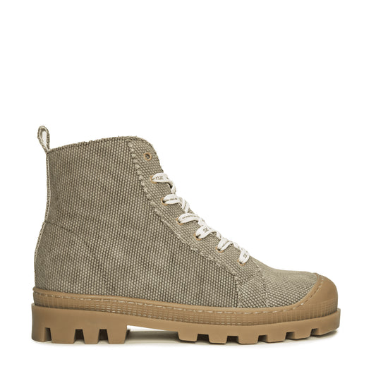 Noah Organic Cotton high-top vegan sneaker boots