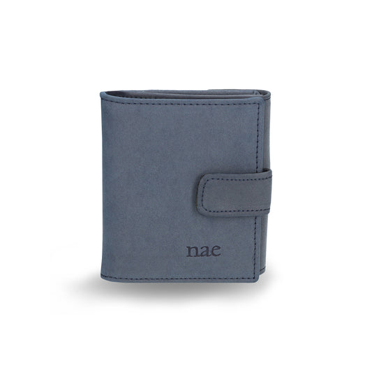 Gabe Blue Vegan Card and Coin Wallet
